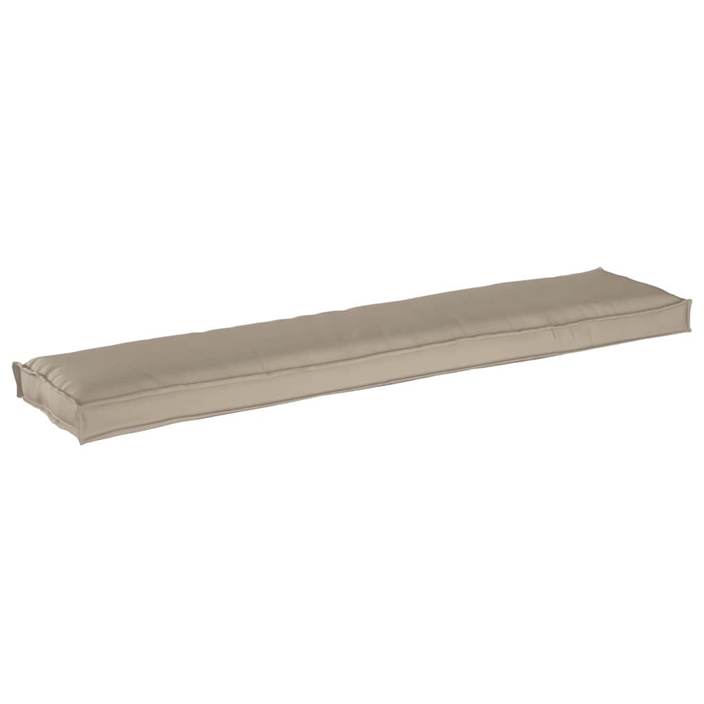 Palettenkissen Taupe 180 x 40 x 8 cm Oxford-Stoff