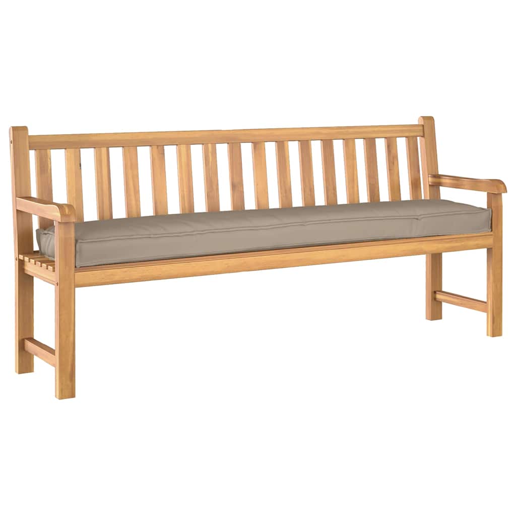 Palettenkissen Taupe 180 x 40 x 8 cm Oxford-Stoff