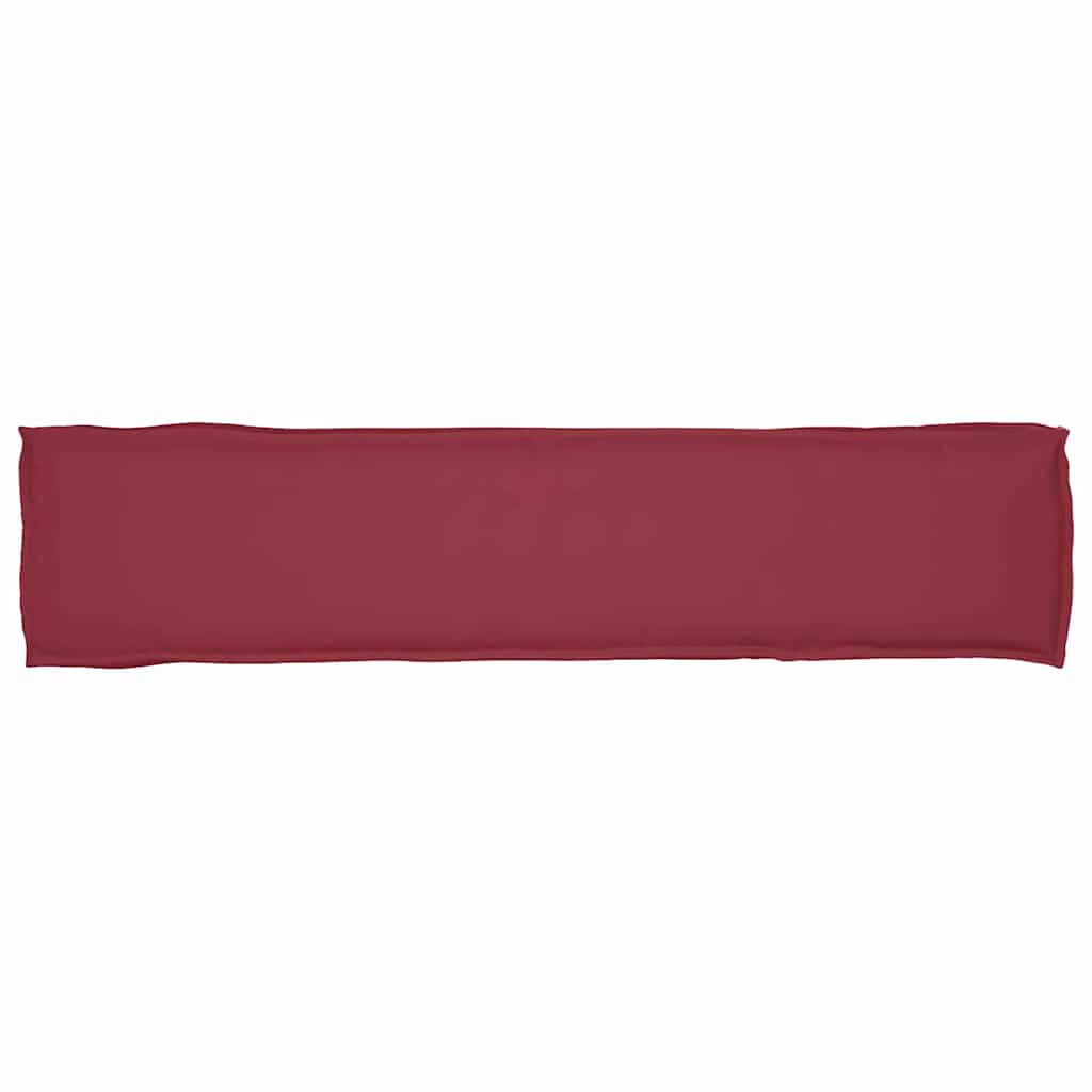Palettenkissen Weinrot 180 x 40 x 8 cm Oxford-Stoff