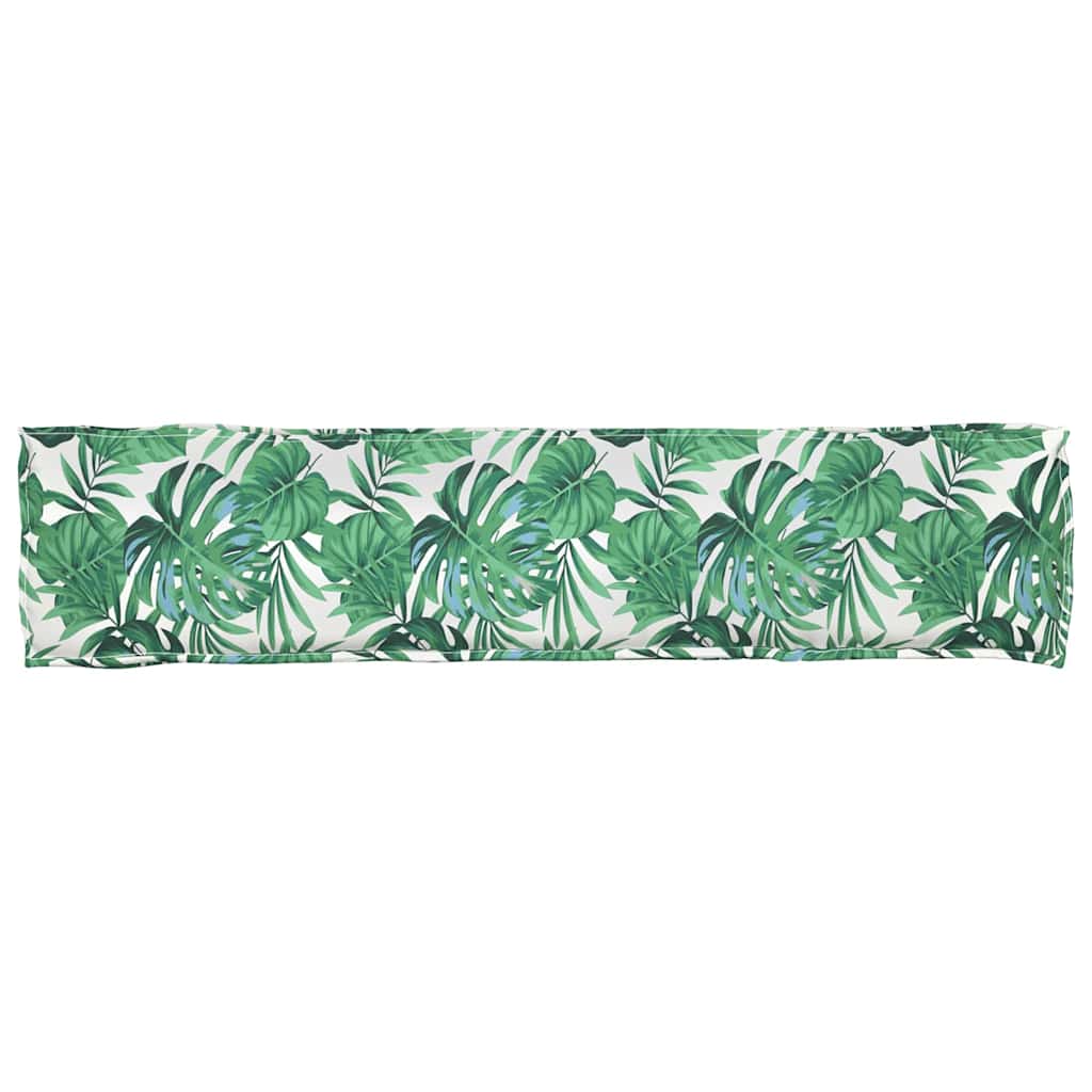 Palettenkissen Grünes Blattmuster 180 x 40 x 8 cm Oxford-Stoff