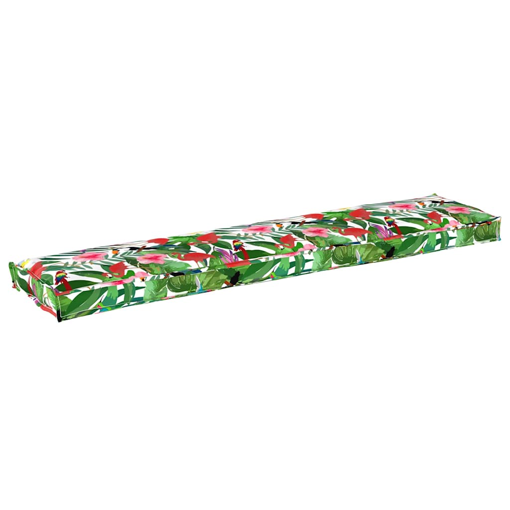Palettenkissen Floral Tropischer Dschungel 180 x 40 x 8 cm