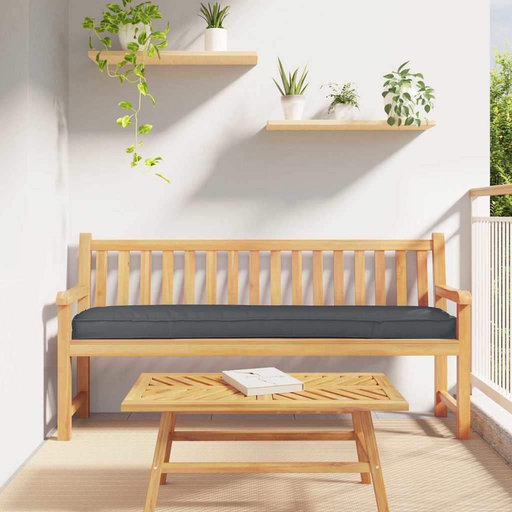 Palettenkissen Anthrazit 200 x 40 x 8 cm Oxford-Stoff