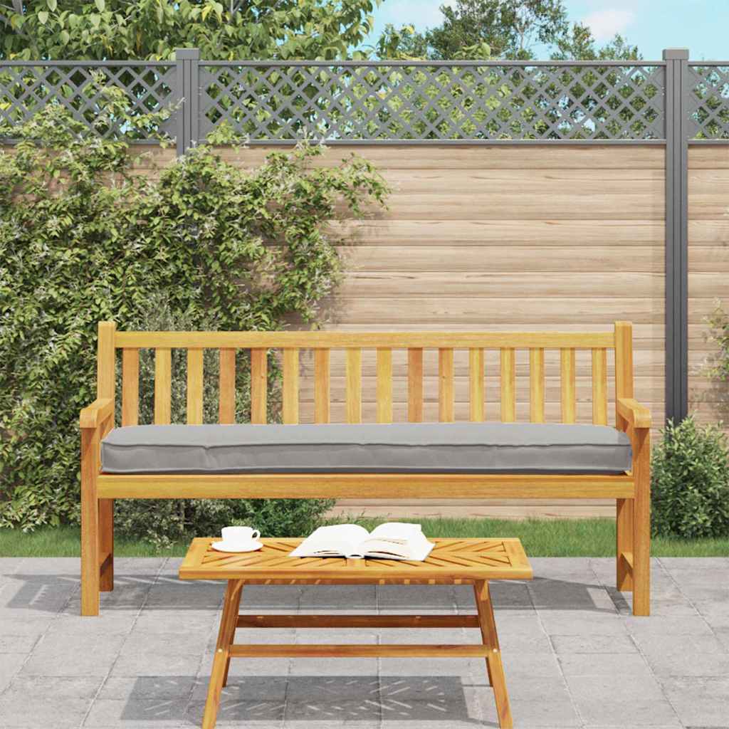 Palettenkissen Grau 200 x 40 x 8 cm Oxford-Stoff
