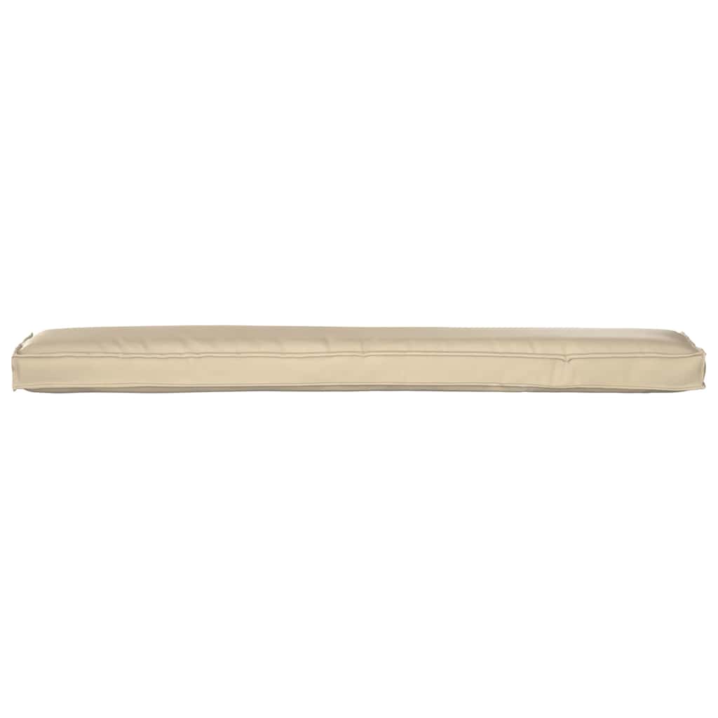 Palettenkissen Beige 200 x 40 x 8 cm Oxford-Stoff