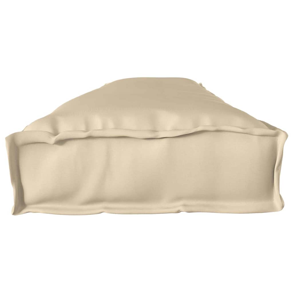 Palettenkissen Beige 200 x 40 x 8 cm Oxford-Stoff