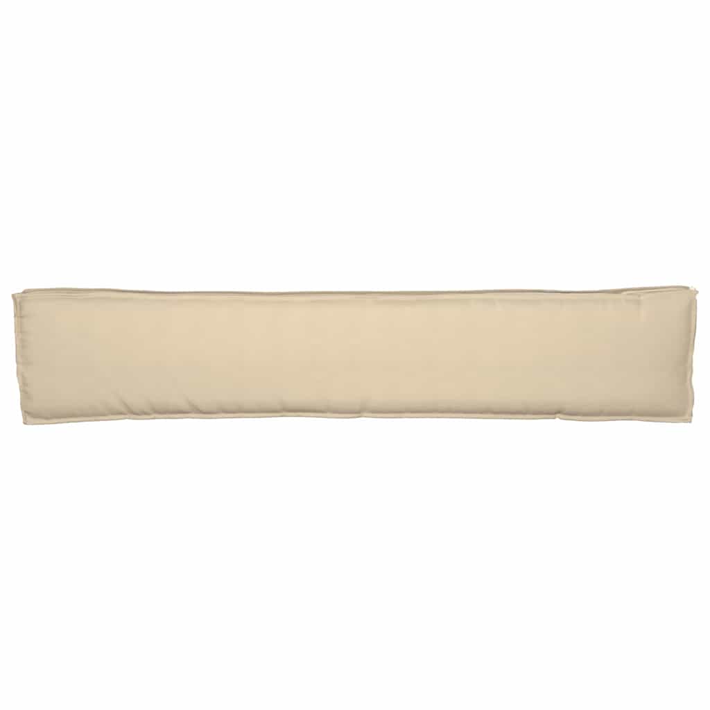 Palettenkissen Beige 200 x 40 x 8 cm Oxford-Stoff