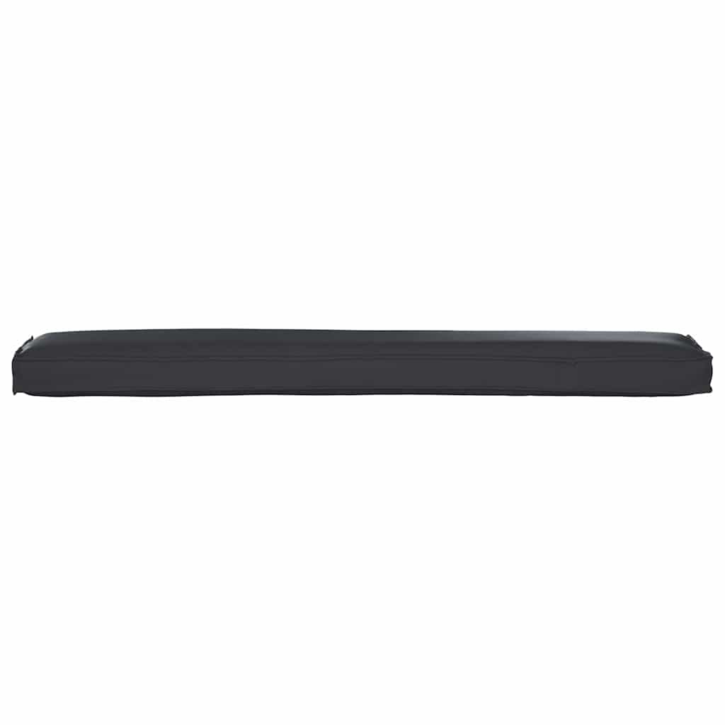 Palettenkissen Schwarz 200 x 40 x 8 cm Oxford-Stoff