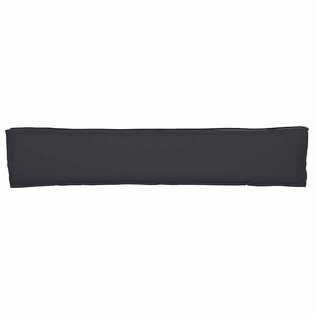 Palettenkissen Schwarz 200 x 40 x 8 cm Oxford-Stoff