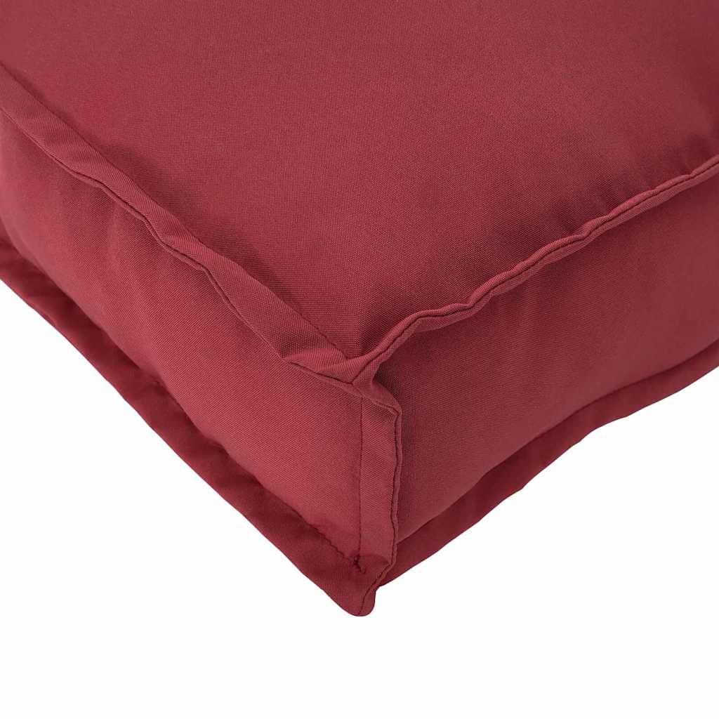 Palettenkissen Weinrot 200 x 40 x 8 cm Oxford-Stoff
