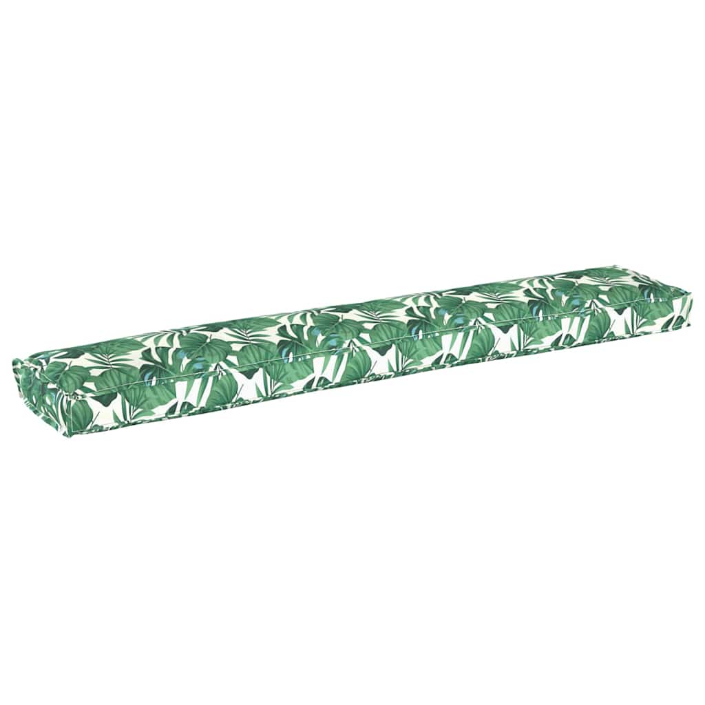 Palettenkissen Floral Blattmuster 200 x 40 x 8 cm Oxford-Stoff