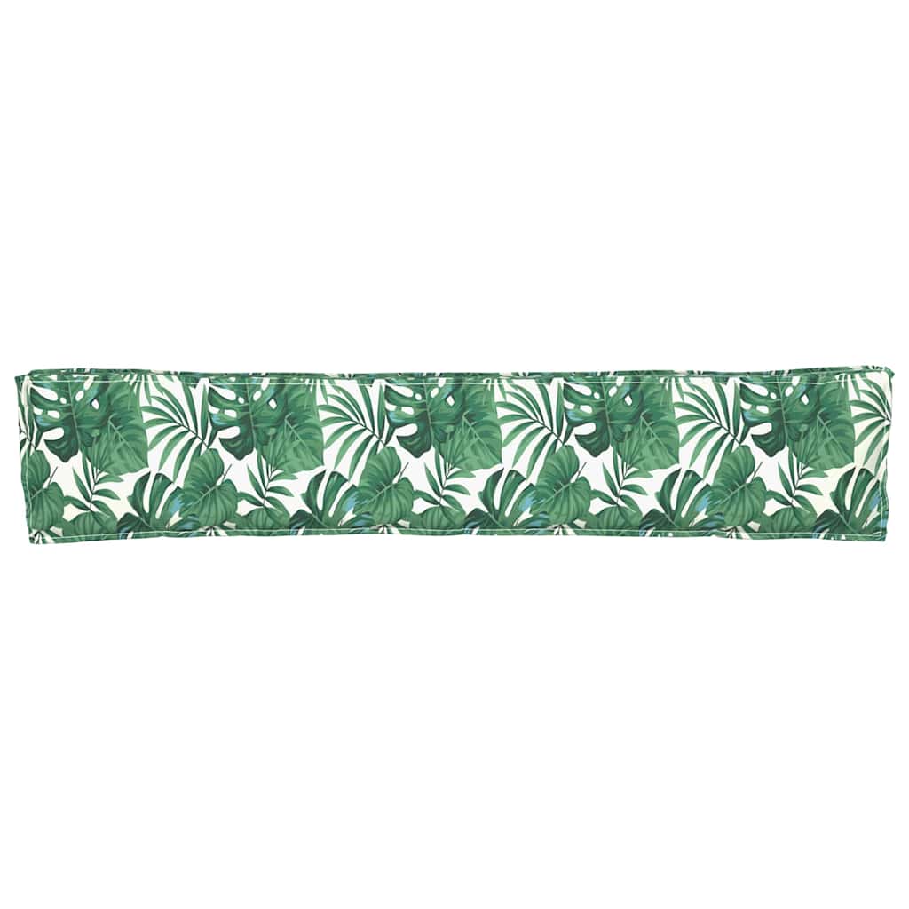 Palettenkissen Floral Blattmuster 200 x 40 x 8 cm Oxford-Stoff