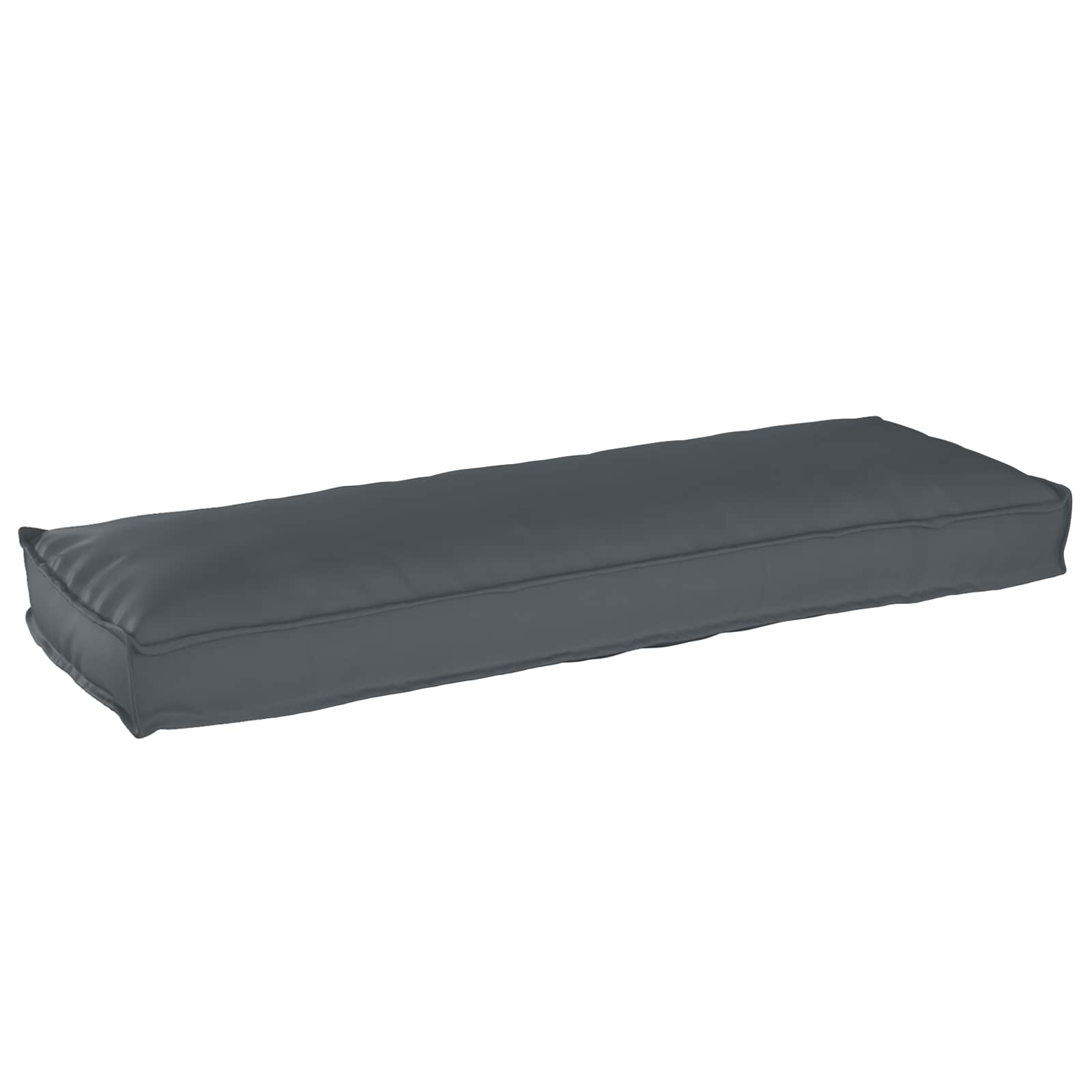 Palettenkissenset 2 pcs Anthrazit 120 x 40 x 8 cm Oxford-Stoff