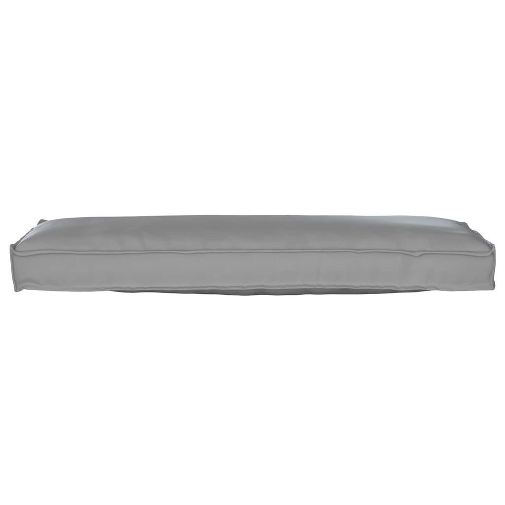 Palettenkissenset 2 pcs Grau 120 x 40 x 8 cm Oxford-Stoff