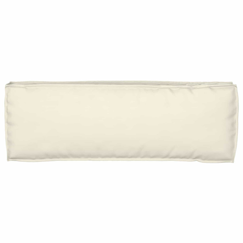 Palettenkissenset 2 pcs Creme 120 x 40 x 8 cm Oxford-Stoff