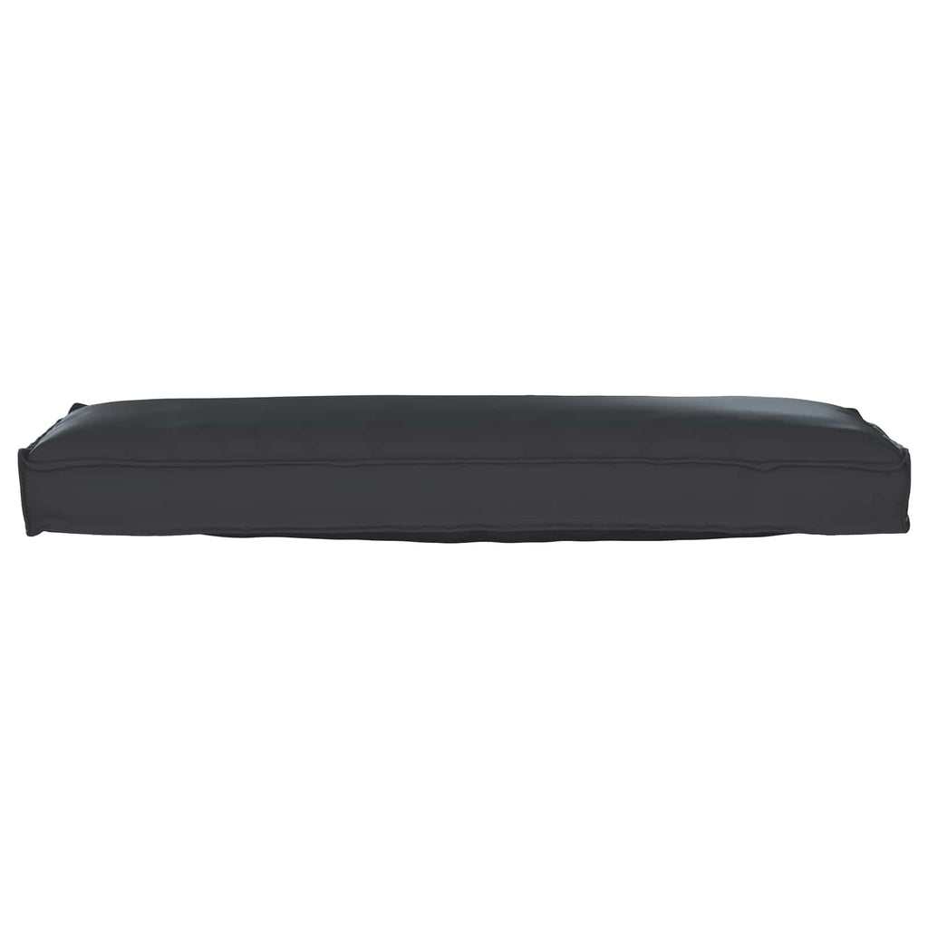 Palettenkissenset 2 pcs Schwarz 120 x 40 x 8 cm Oxford-Stoff