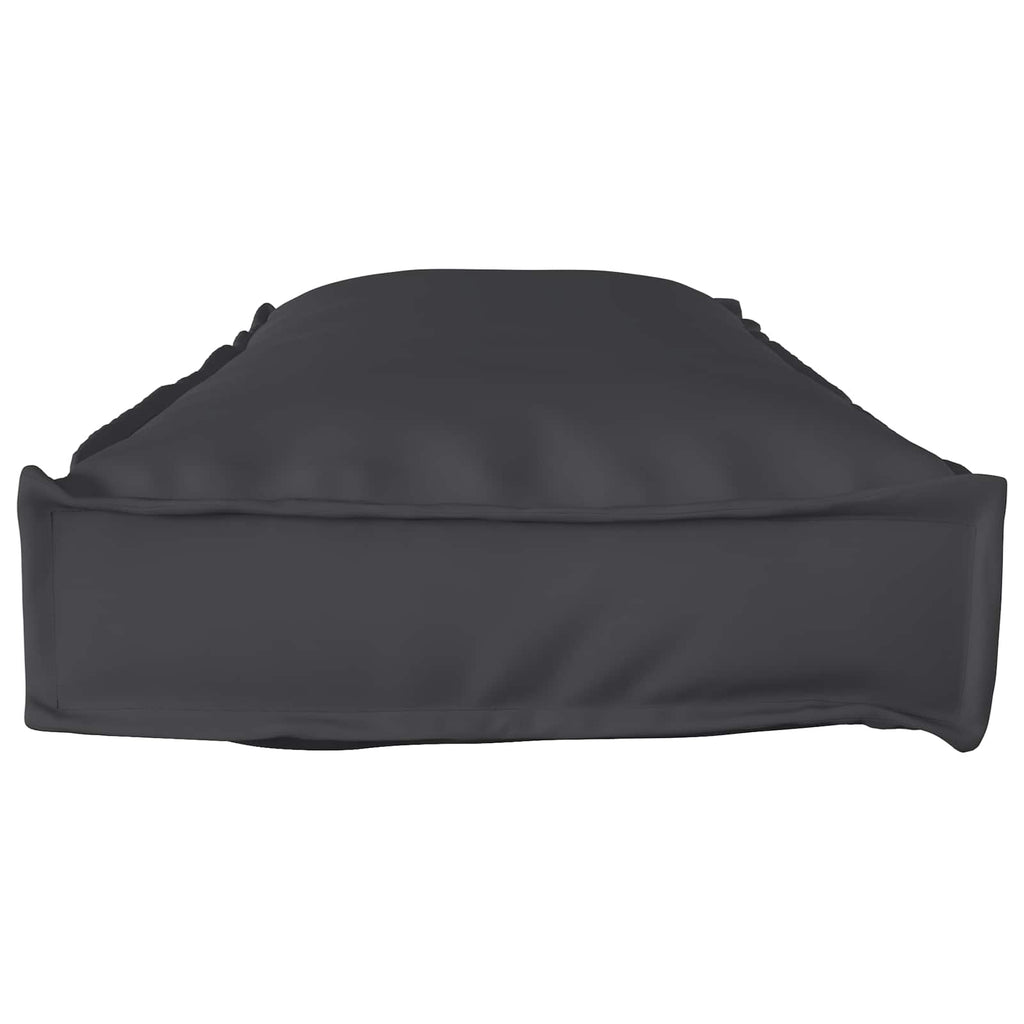 Palettenkissenset 2 pcs Schwarz 120 x 40 x 8 cm Oxford-Stoff