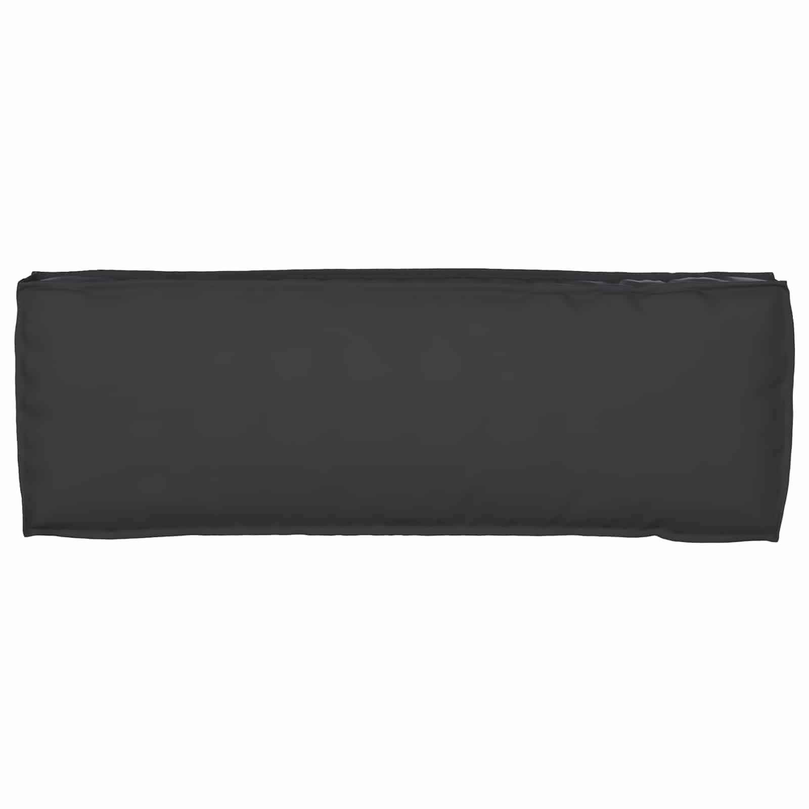 Palettenkissenset 2 pcs Schwarz 120 x 40 x 8 cm Oxford-Stoff