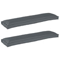 Palettenkissenset 2 pcs Anthrazit 150 x 40 x 8 cm Oxford-Stoff