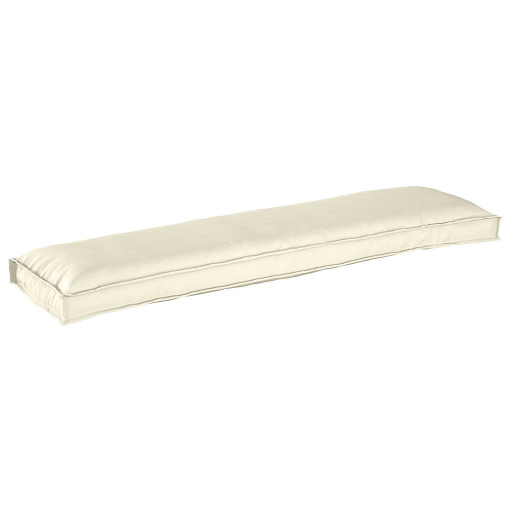 Palettenkissenset 2 pcs Creme 150 x 40 x 8 cm Oxford-Stoff