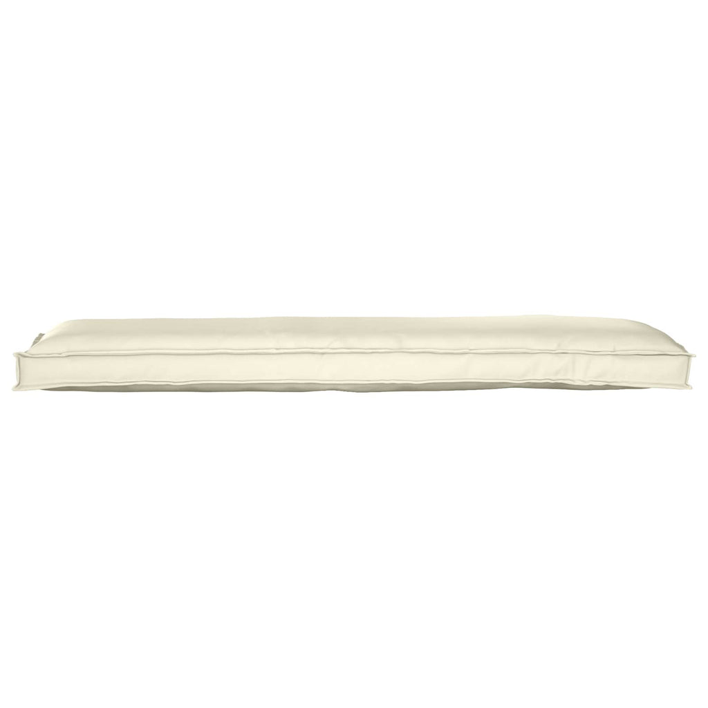 Palettenkissenset 2 pcs Creme 150 x 40 x 8 cm Oxford-Stoff
