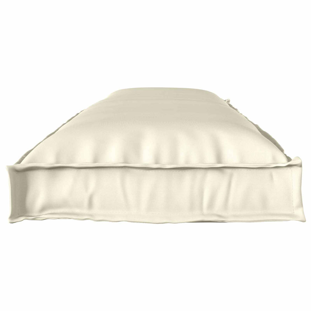Palettenkissenset 2 pcs Creme 150 x 40 x 8 cm Oxford-Stoff