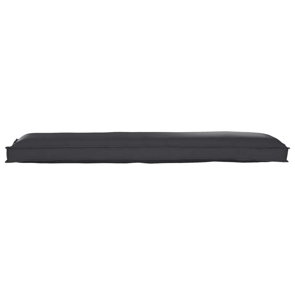 Palettenkissenset 2 pcs Schwarz 150 x 40 x 8 cm Oxford-Stoff