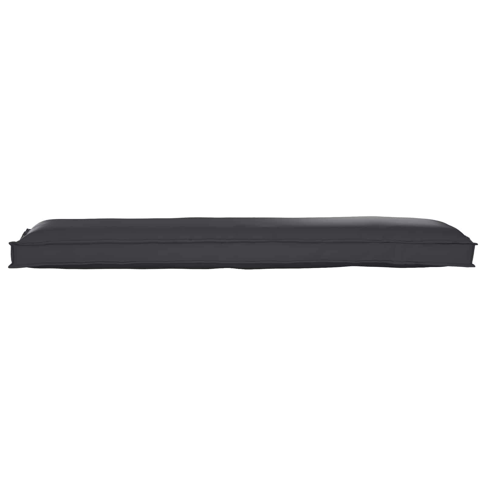 Palettenkissenset 2 pcs Schwarz 150 x 40 x 8 cm Oxford-Stoff