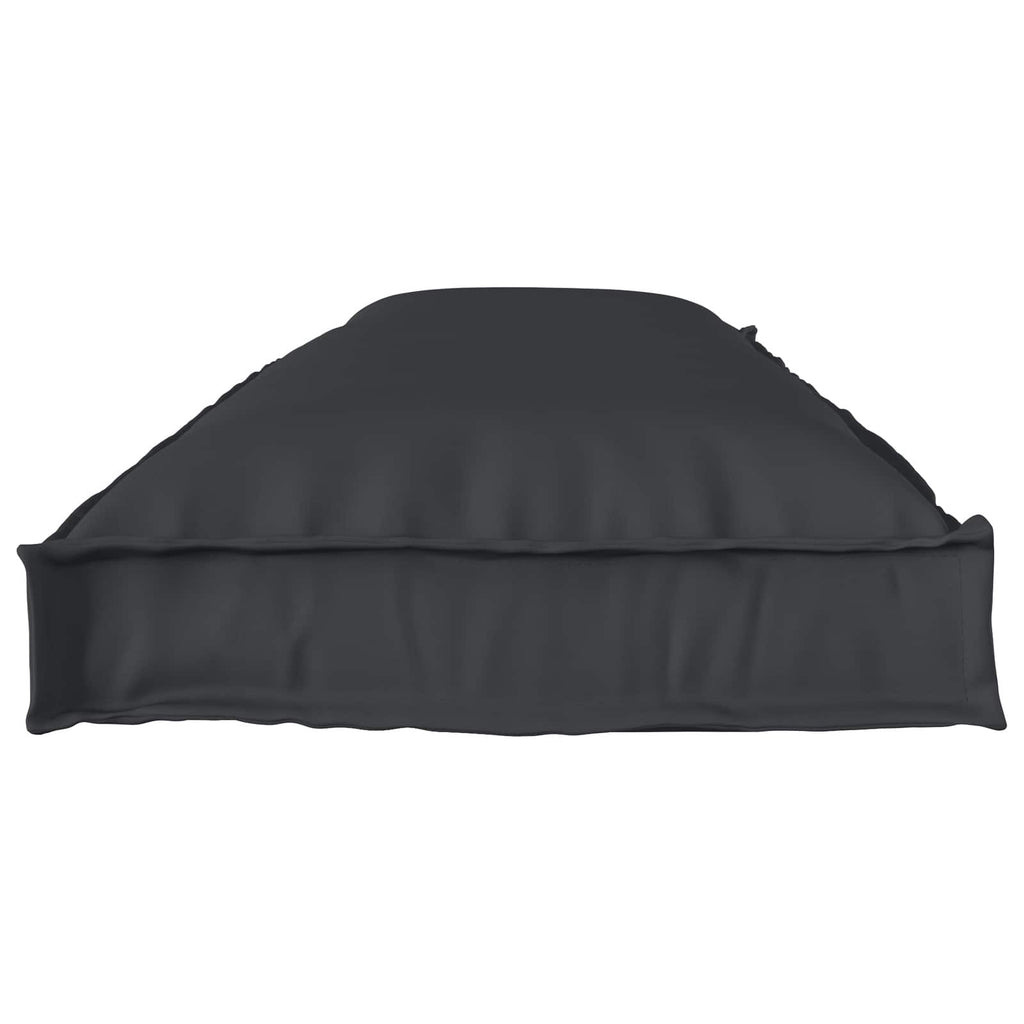 Palettenkissenset 2 pcs Schwarz 150 x 40 x 8 cm Oxford-Stoff