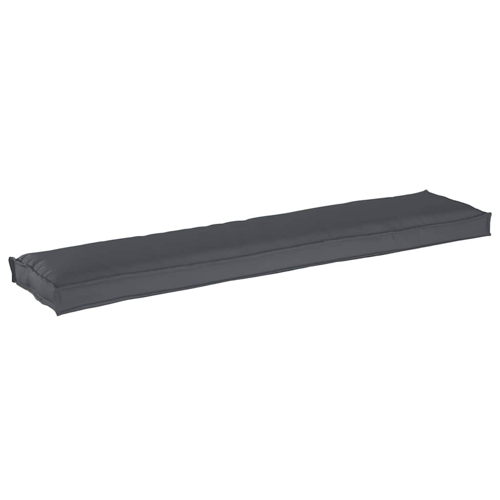 Palettenkissenset 2 pcs Anthrazit 180 x 40 x 8 cm Oxford-Stoff