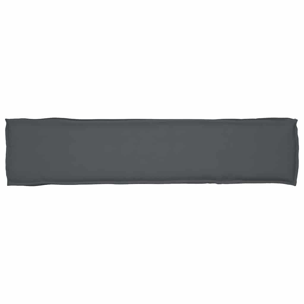 Palettenkissenset 2 pcs Anthrazit 180 x 40 x 8 cm Oxford-Stoff