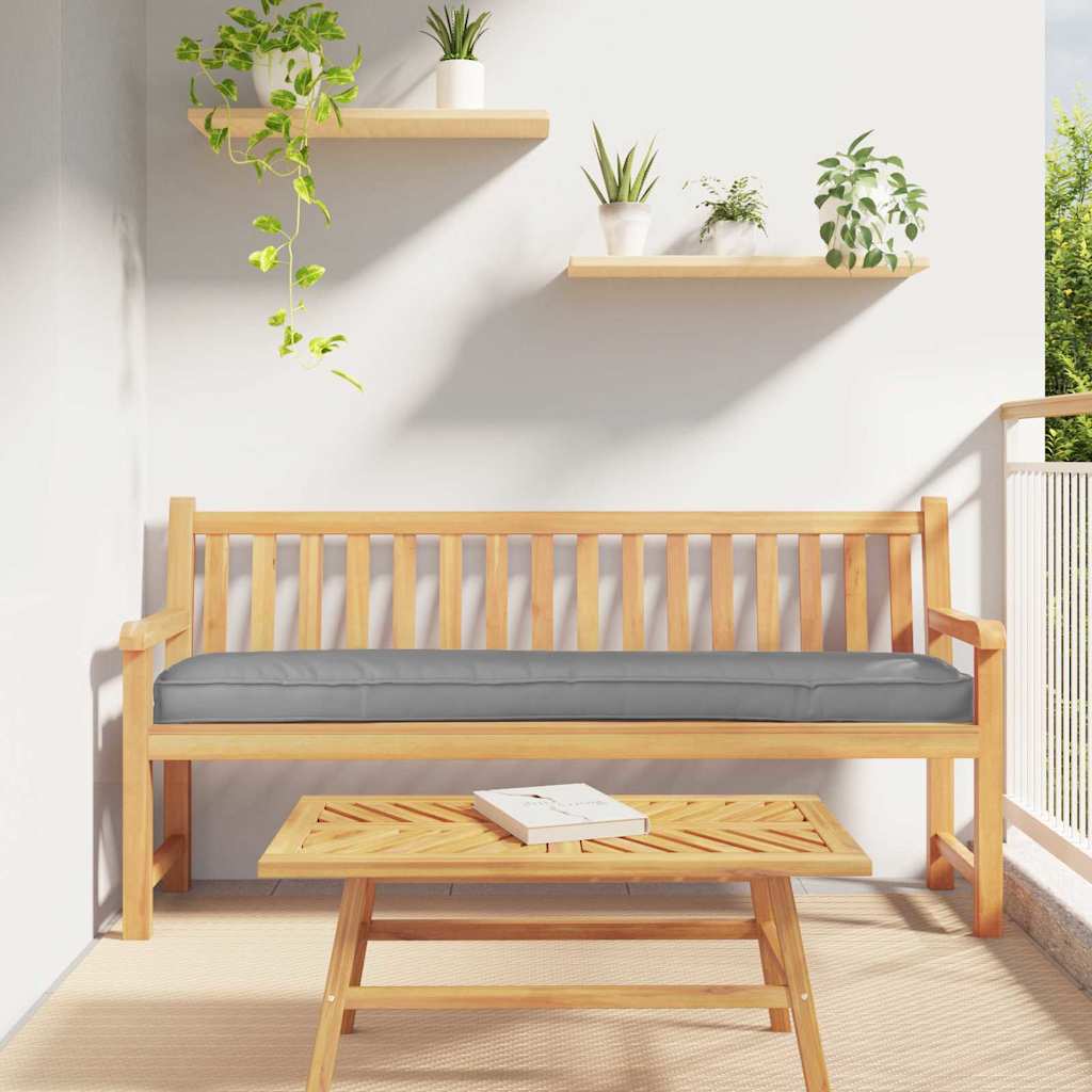 Palettenkissenset 2 pcs Grau 180 x 40 x 8 cm Oxford-Stoff