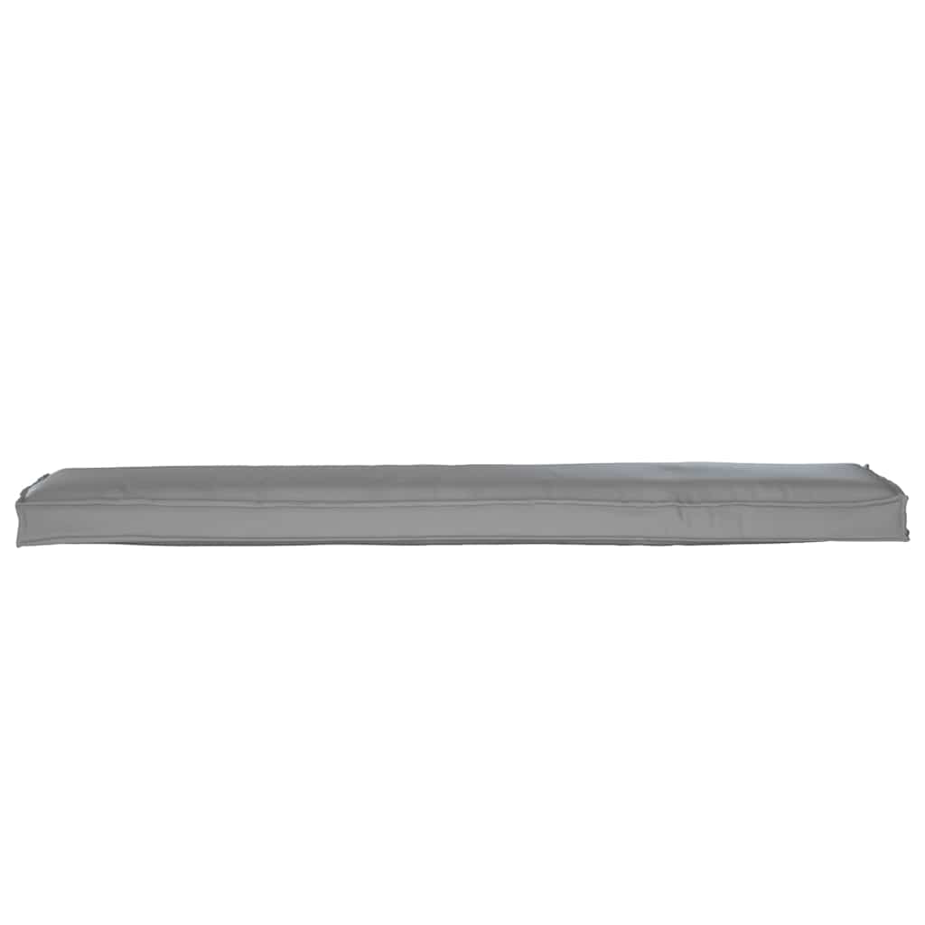 Palettenkissenset 2 pcs Grau 180 x 40 x 8 cm Oxford-Stoff