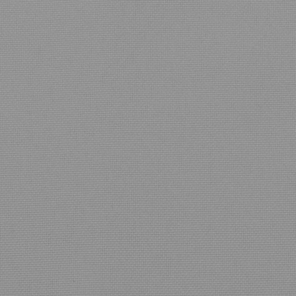 Palettenkissenset 2 pcs Grau 180 x 40 x 8 cm Oxford-Stoff