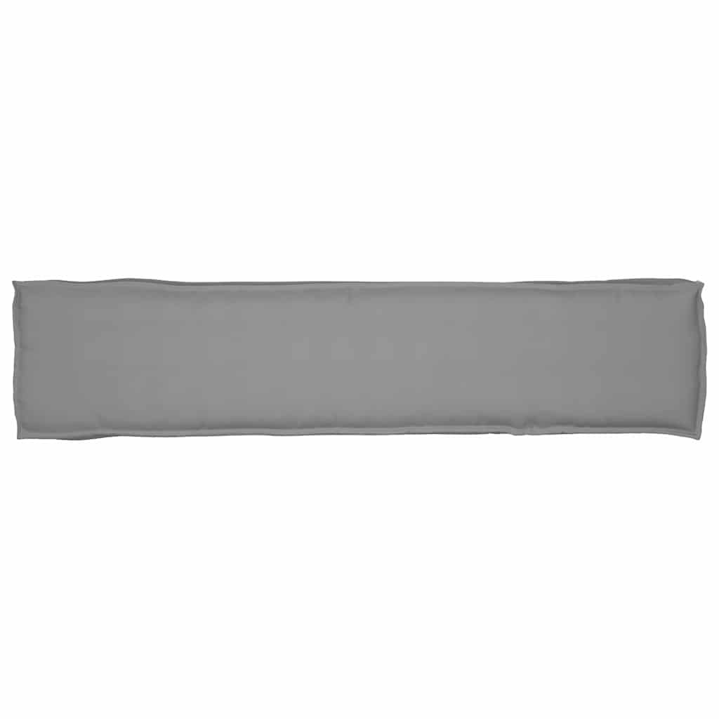 Palettenkissenset 2 pcs Grau 180 x 40 x 8 cm Oxford-Stoff
