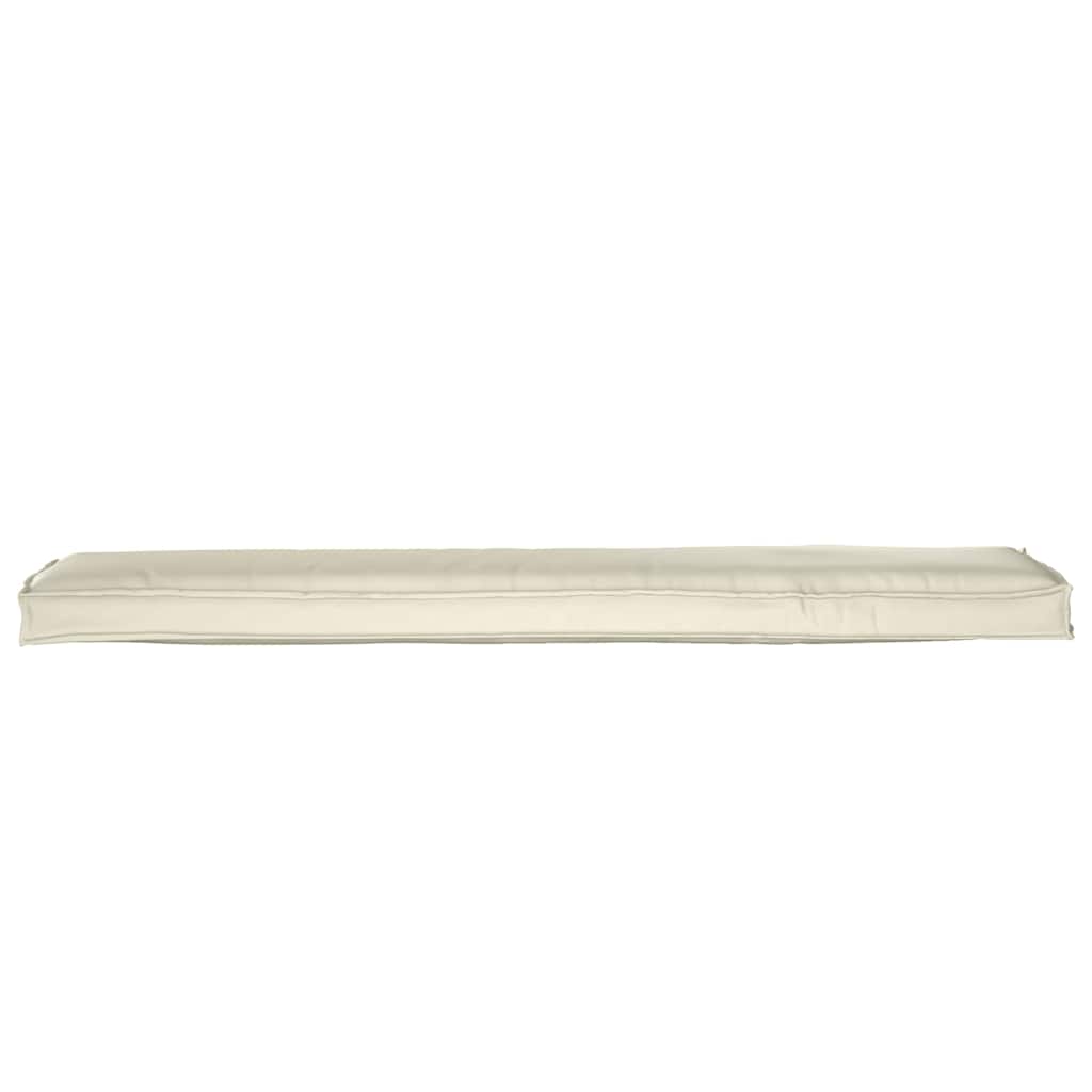 Palettenkissenset 2 pcs Creme 180 x 40 x 8 cm Oxford-Stoff