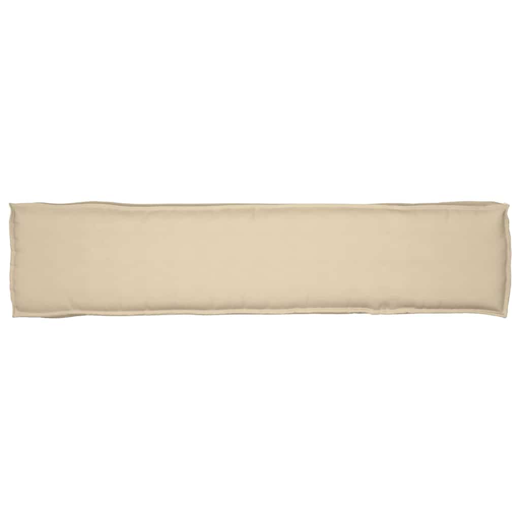 Palettenkissenset 2 pcs Beige 180 x 40 x 8 cm Oxford-Stoff
