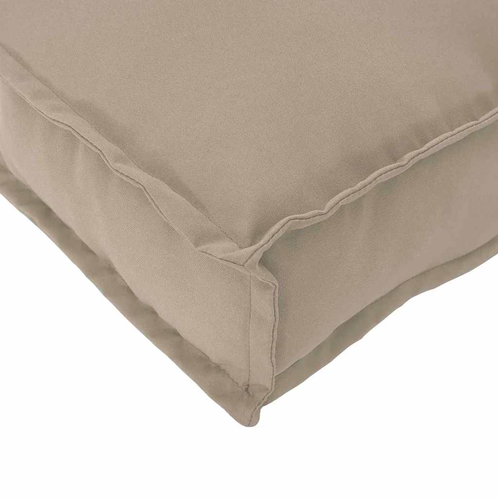Palettenkissenset 2 pcs Taupe 180 x 40 x 8 cm Oxford-Stoff
