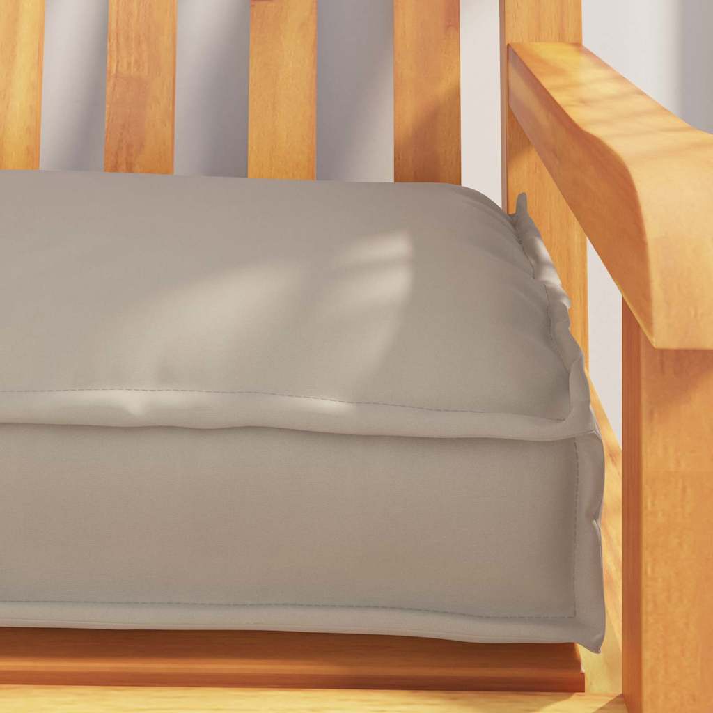 Palettenkissenset 2 pcs Taupe 180 x 40 x 8 cm Oxford-Stoff