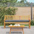 Palettenkissenset 2 pcs Anthrazit 200 x 40 x 8 cm Oxford-Gewebe