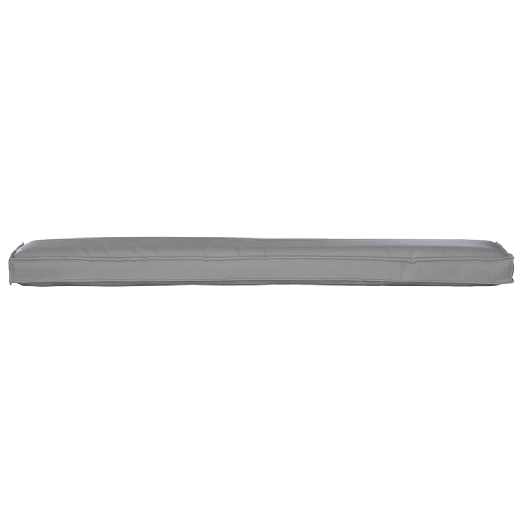 Palettenkissenset 2 pcs Grau 200 x 40 x 8 cm Oxford-Gewebe
