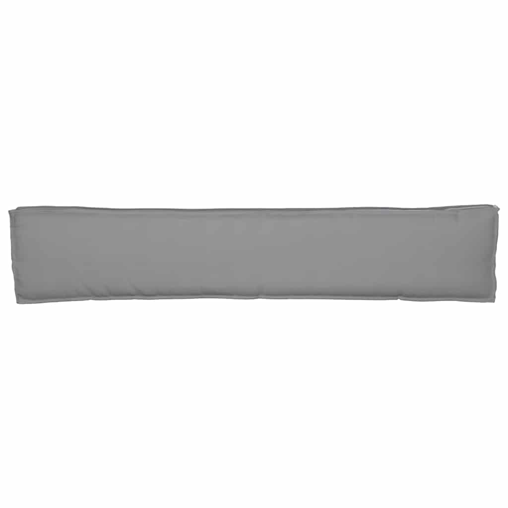 Palettenkissenset 2 pcs Grau 200 x 40 x 8 cm Oxford-Gewebe