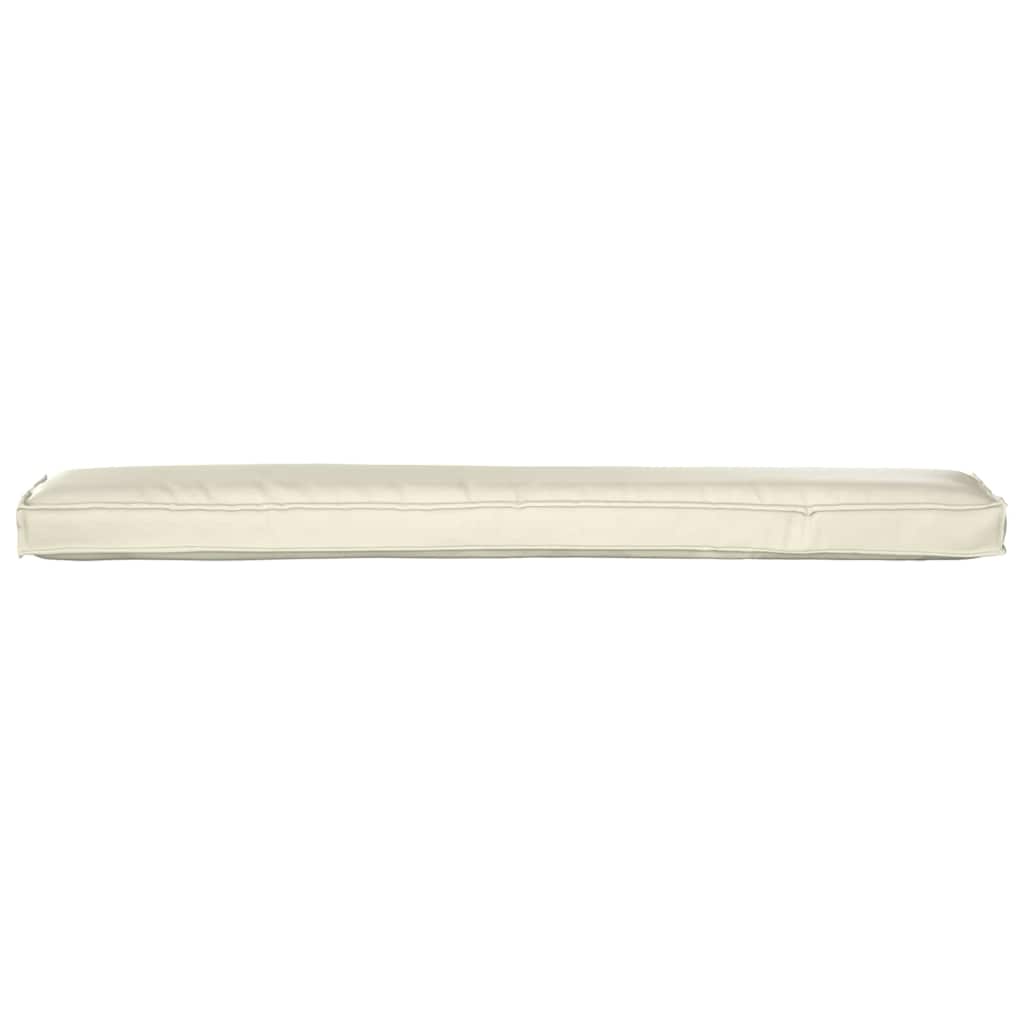 Palettenkissenset 2 pcs Creme 200 x 40 x 8 cm Oxford-Gewebe