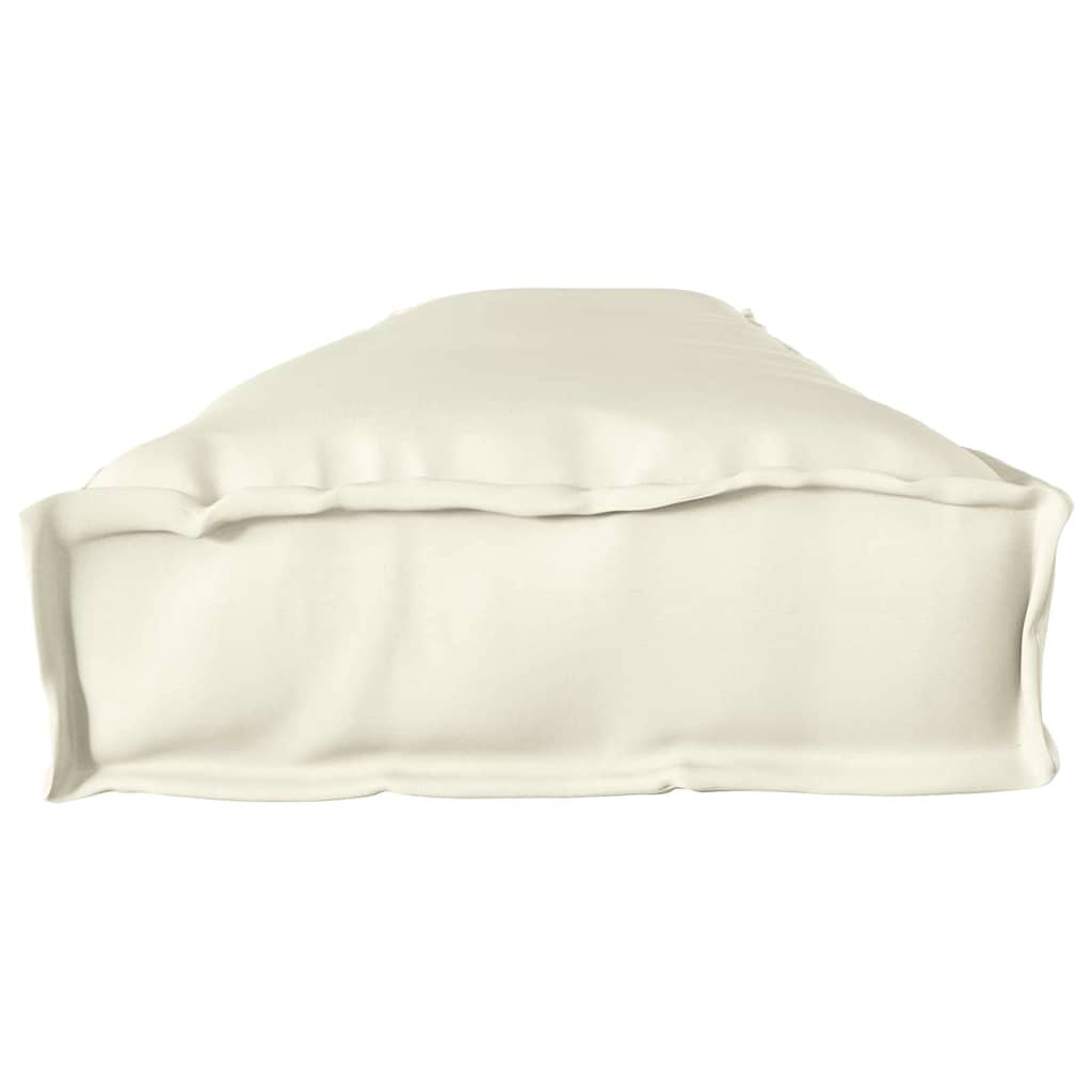 Palettenkissenset 2 pcs Creme 200 x 40 x 8 cm Oxford-Gewebe