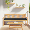 Palettenkissenset 2 pcs Schwarz 200 x 40 x 8 cm Oxford-Gewebe