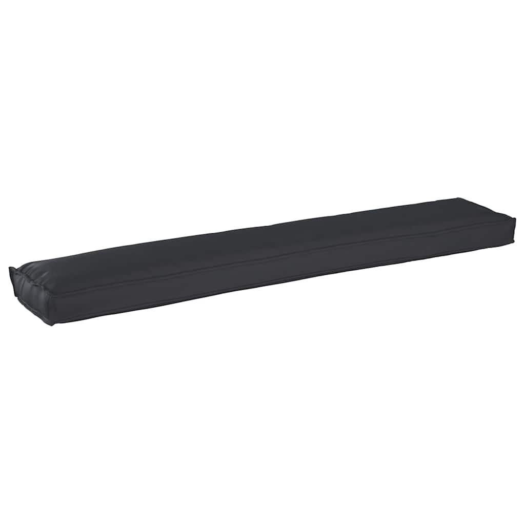 Palettenkissenset 2 pcs Schwarz 200 x 40 x 8 cm Oxford-Gewebe