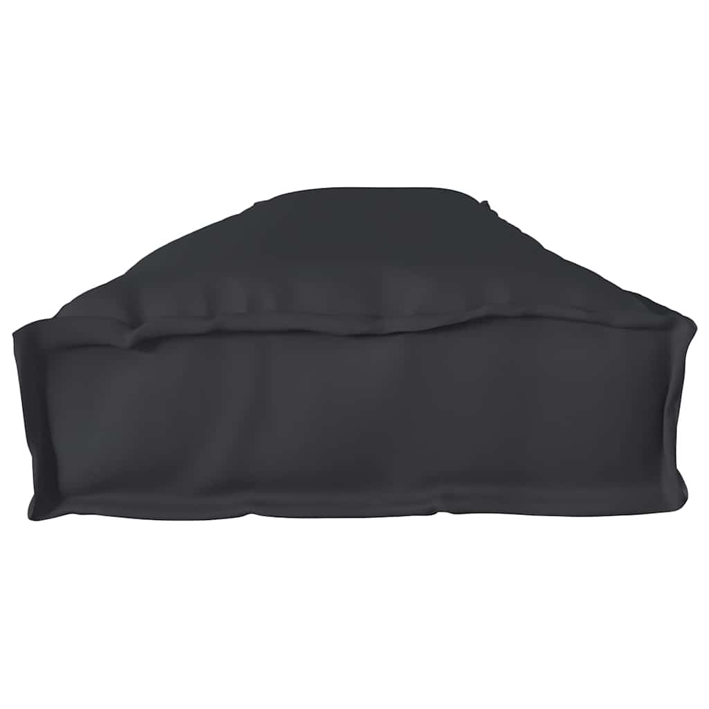 Palettenkissenset 2 pcs Schwarz 200 x 40 x 8 cm Oxford-Gewebe