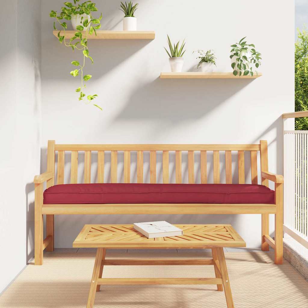 Palettenkissenset 2 pcs Weinrot 200 x 40 x 8 cm Oxford-Gewebe