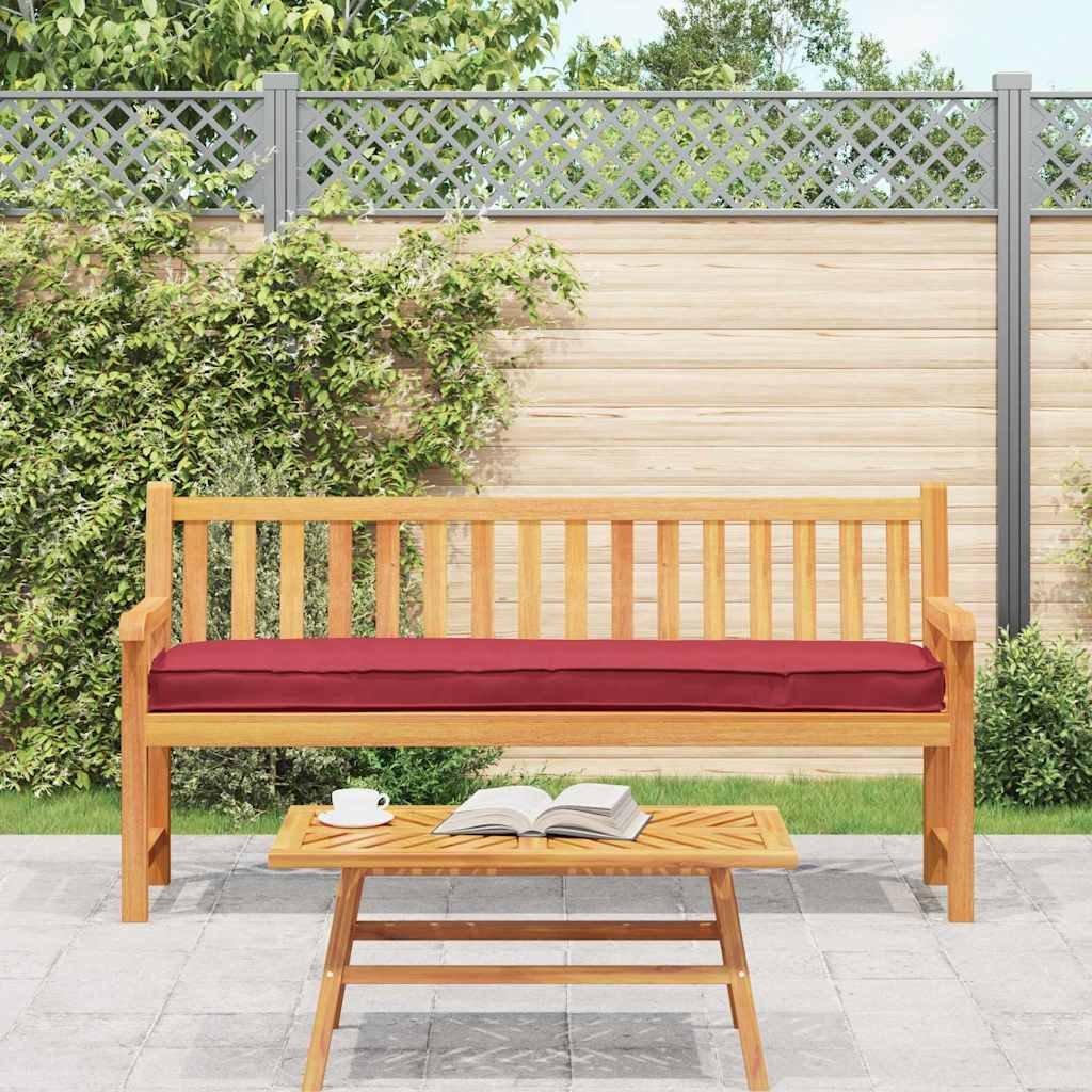 Palettenkissenset 2 pcs Weinrot 200 x 40 x 8 cm Oxford-Gewebe
