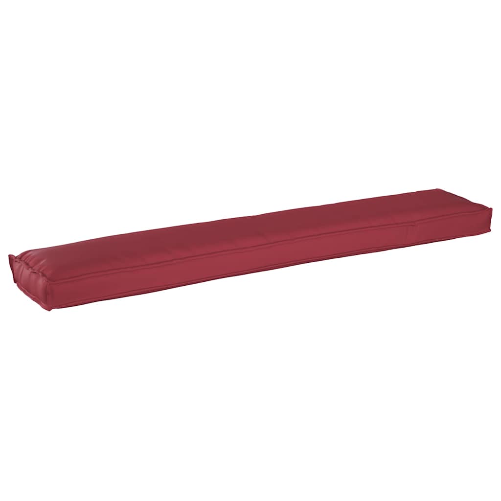 Palettenkissenset 2 pcs Weinrot 200 x 40 x 8 cm Oxford-Gewebe
