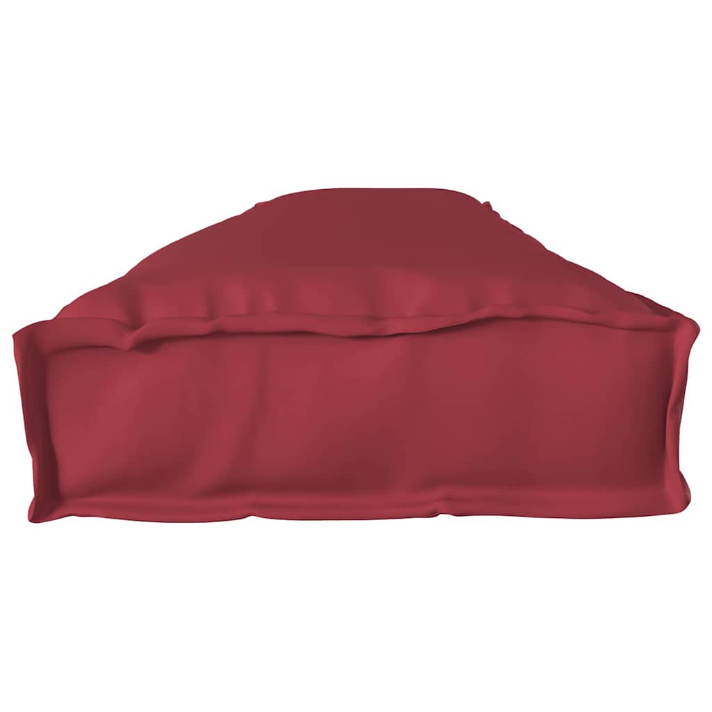 Palettenkissenset 2 pcs Weinrot 200 x 40 x 8 cm Oxford-Gewebe